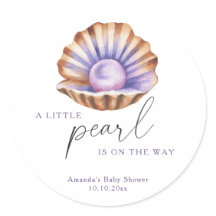 Havets lilla pärla under havet Baby Shower
