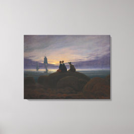 Havets måndag (av Caspar David Friedrich) Canvastryck