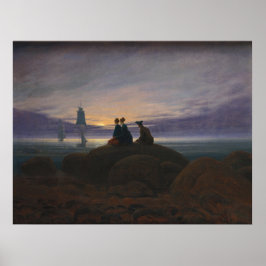 Havets måndag (av Caspar David Friedrich) Poster