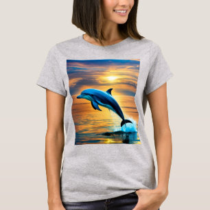 Havets nåd: En delfins glidning T Shirt