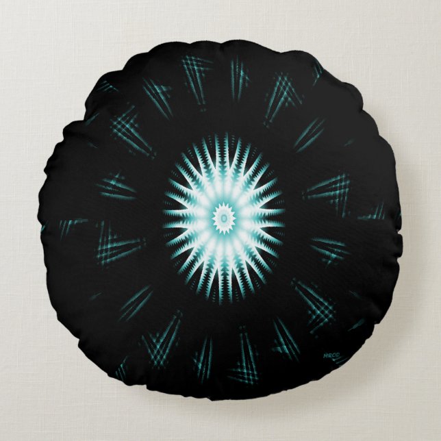 Havets Roligt...... Rund Kudde (Framsidan)