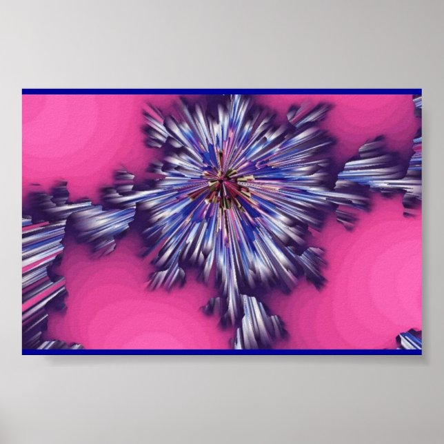 Havets Rosa Eruption Poster (Framsidan)