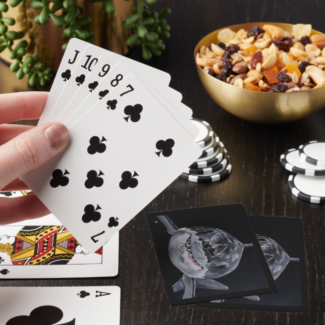 Havets rovdjur Målning av Alfred Fox Casinokort (På plats)