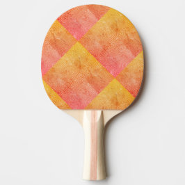 Havets rytmer med Grunge-gradering grön och orange Pingisracket