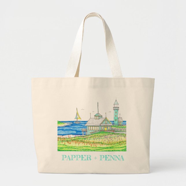 Havets sjumbo Tote Bag Jumbo Tygkasse (Framsidan)