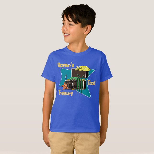 Havets skattkista t shirt (Hel framsida)
