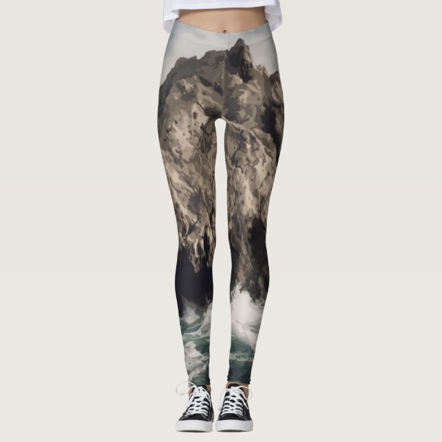 Havets snäcka leggings (Framsida)