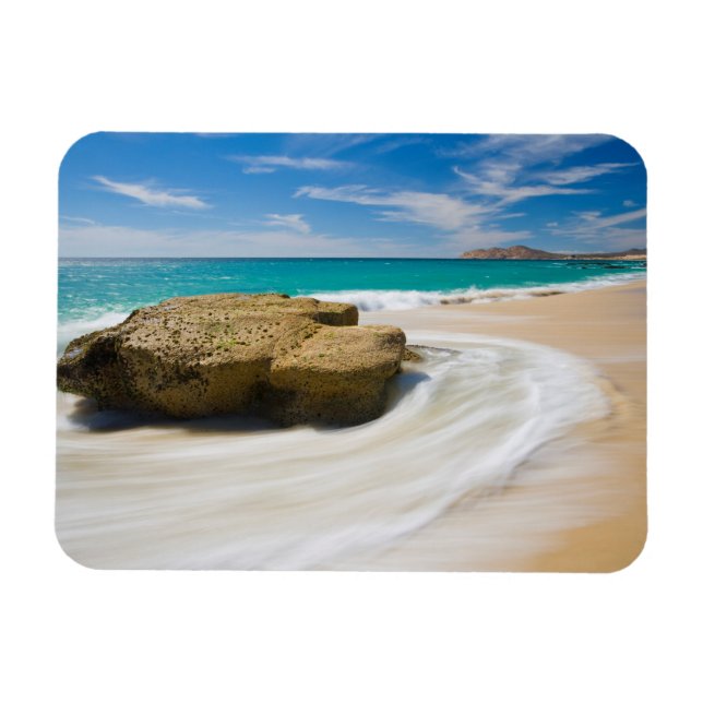 Havets tidvatten virvlar på stranden magnet (Horisontell)