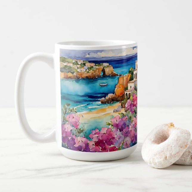 "Havets tillgångar" Kaffemugg (Med munk)