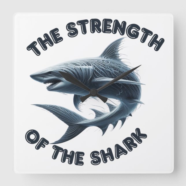 Havets Titan Fyrkantig Klocka (Framsida)