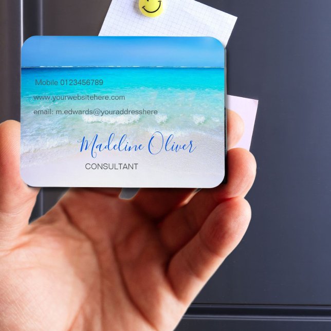 Havets våg, blå scen Modern Magnet (Skapare uppladdad)