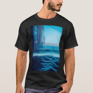 Havets våg i staden. t shirt