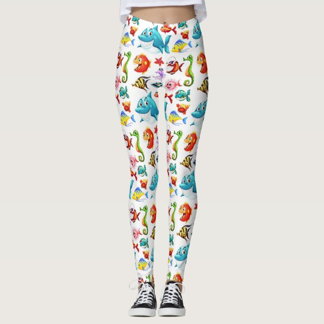 Havets vänner leggings (Framsida)