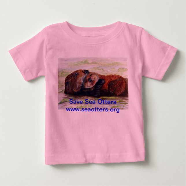 Havets vänner utanför Baby T-shirt (Framsida)