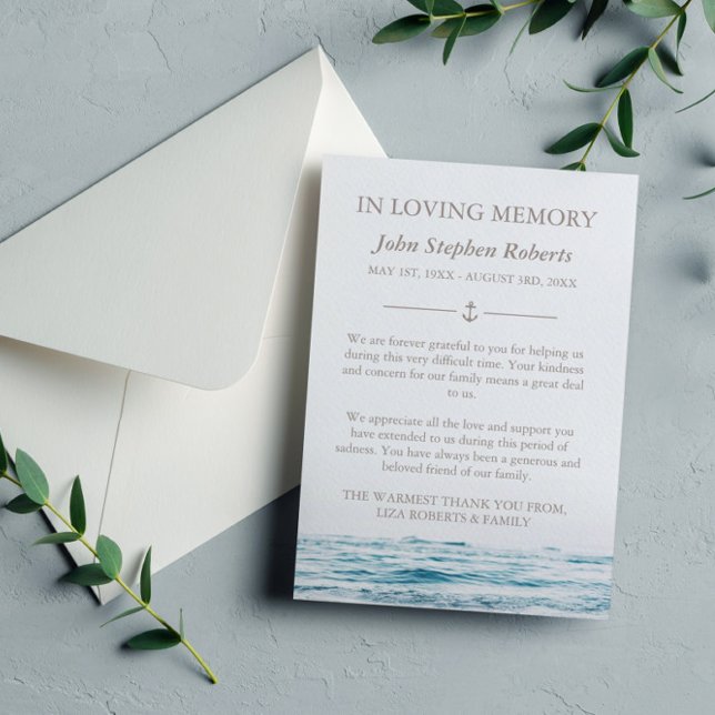 Havets Vinkara nautiska sympati med foto-Tack Tack Kort (Skapare uppladdad)