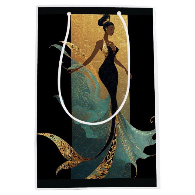 HAVFRU SVART SERIE #1  (Framsidan)