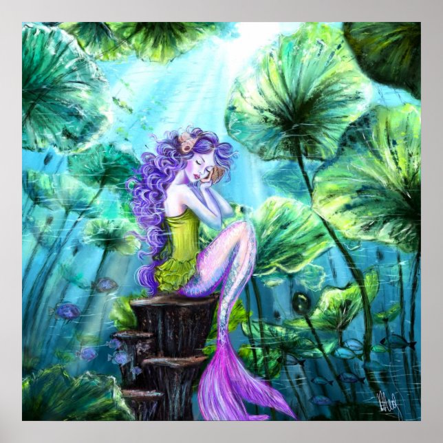 Havfrue Fantasy Affisch (Framsidan)