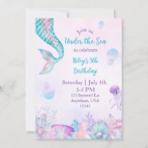 Havfrue-inbjudan under havet