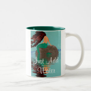 Havfruekonst kaffemugg "Bara Tillsätt Vatten"