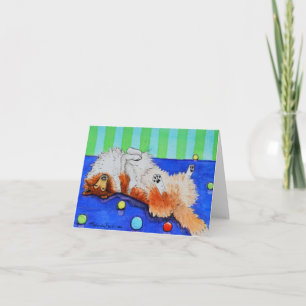 Havin en notecard för boll 4x6 kort
