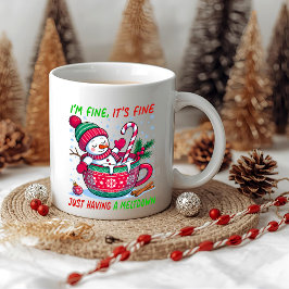 Having A Meltdown Kaffemugg