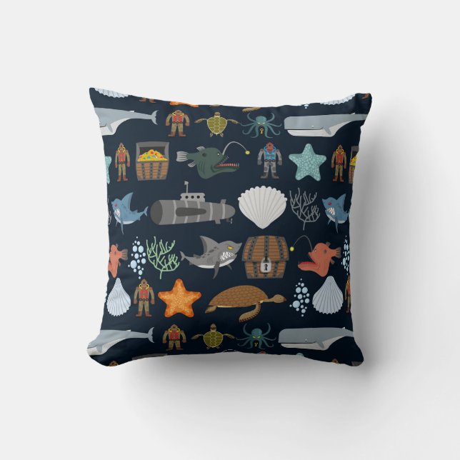 Havinvånaremönster 1 kudde (Framsida)