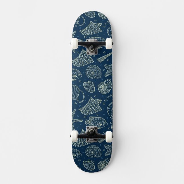 Havinvånaremönster 2 skateboard bräda 20,5 cm (Framsida)