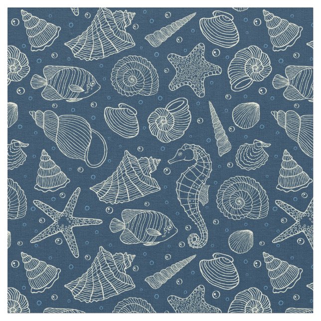 Havinvånaremönster 2 tyg (Närbild)