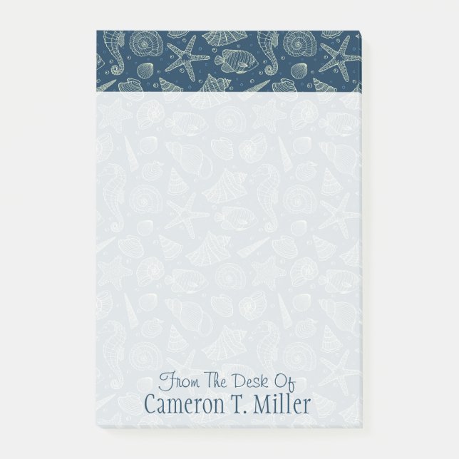 Havinvånaremönster | tillfogar ditt namn post-it block (Framsida)