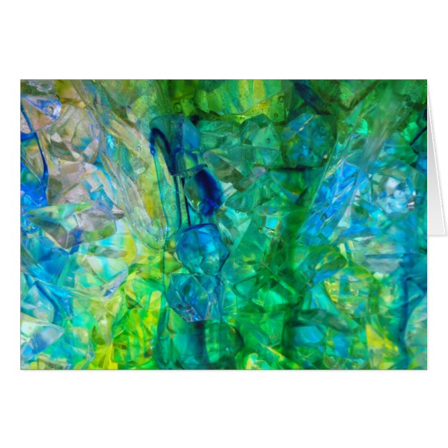 Havkristaller 2 hälsningskort (Framsidan Horizontal)