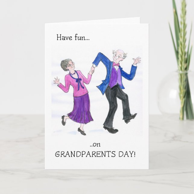 Hävnadskort för morföräldrars dag kort (Framsida)