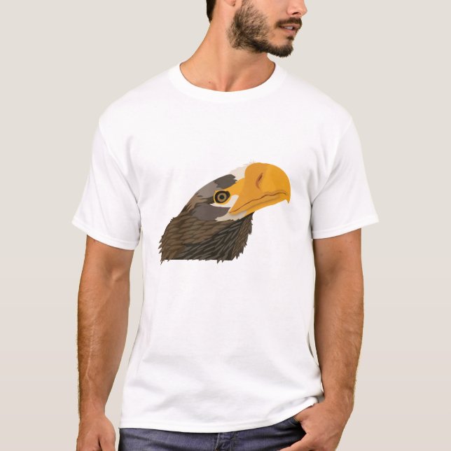 Havörn Fågel Djur T-Shirt (Framsida)