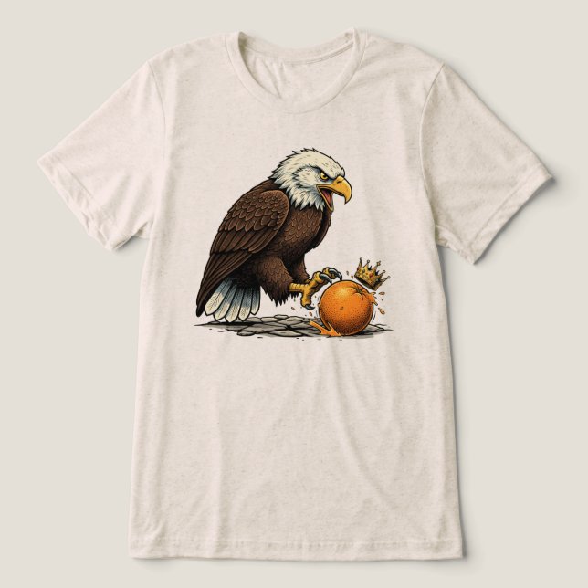 Havörn och Orange  T Shirt (Design Framsida)