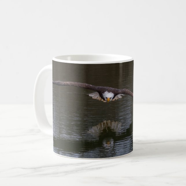 Havörn under flykt kaffemugg (Framsida vänster)