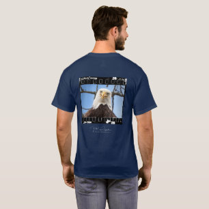 Havörns stirrande ansikte filmremsa t shirt