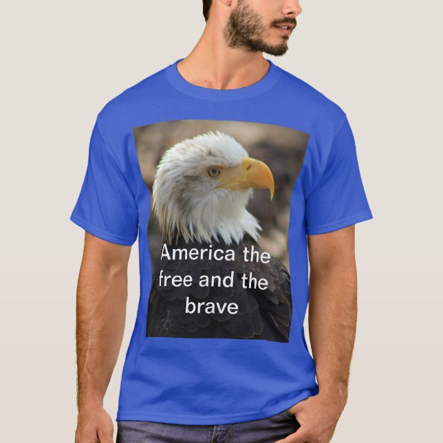 Havörns T-shirt  DE FRI OCH DE MODIGA (Framsida)