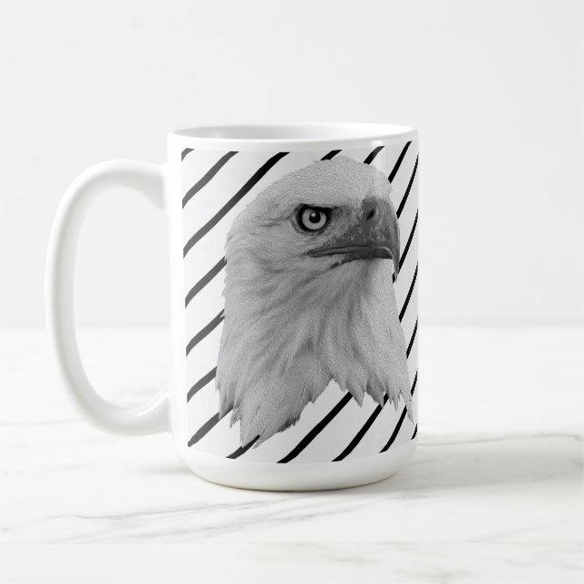 Havörnsansikte Oljemålning, Kaffemugg (Vänster)