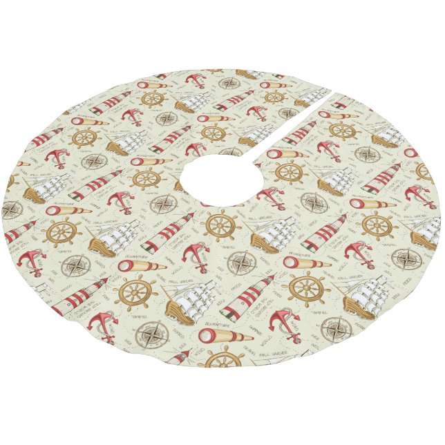 Havplats Julgransmatta Borstad Polyester (Vinklad)