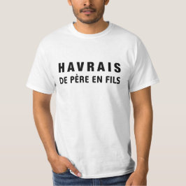 Havrais de père en fils t shirt