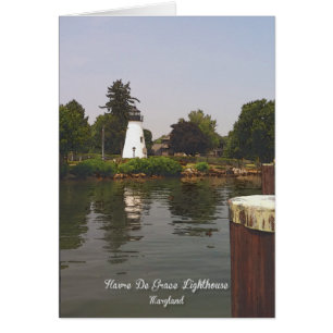 Havre De Grace Lighthouse-kort Hälsningskort