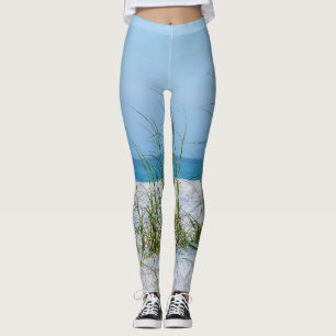 Havre i vit sand leggings