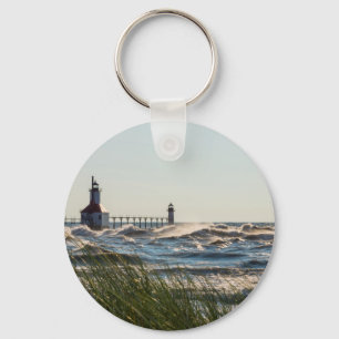 Havre och havsabborre nyckelring