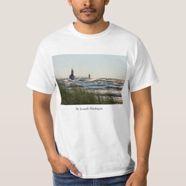 Havre och havsabborre t shirt (Framsida)