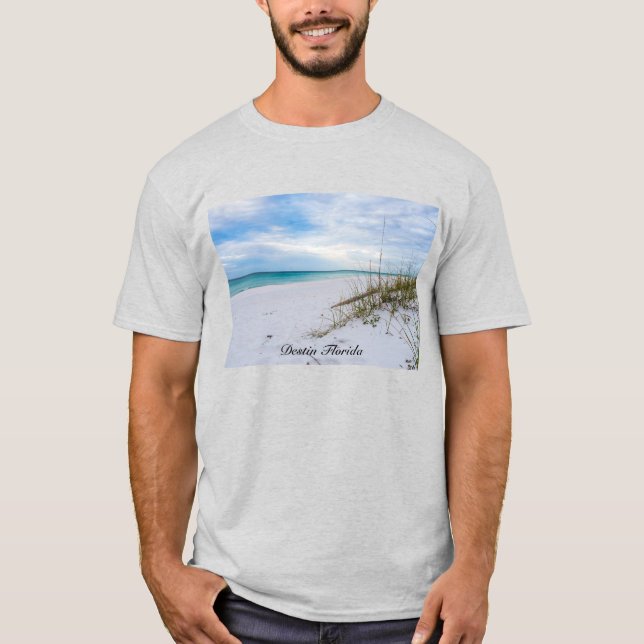 Havre och vitsiga sandbågar, morgon T-Shirt (Framsida)