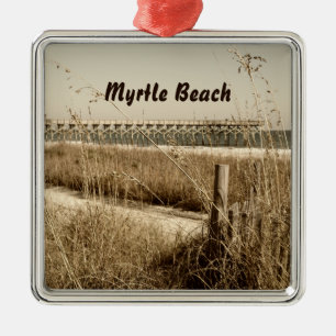 Havre på Dunes vid Myrtle Beach Julgransprydnad Metall
