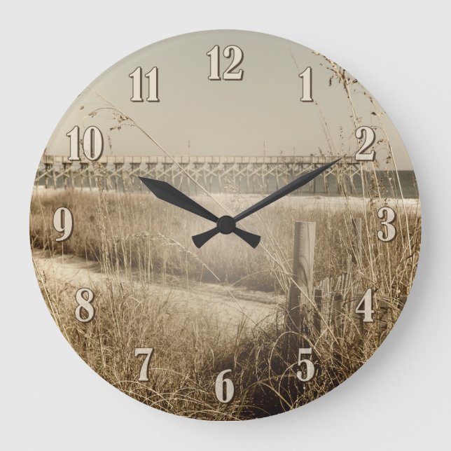 Havre på Dunes vid Myrtle Beach Stor Klocka (Framsida)