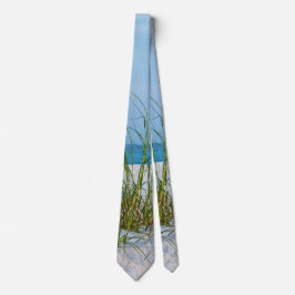 Havreslinje i Vita Sand Neck Tie Slips