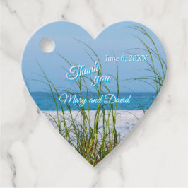 Havreslinje i Vita Sand Tack Bröllop Gåvor Etiketter