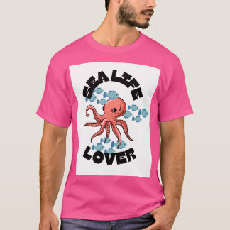 havs - älskare bläckfisk t shirt