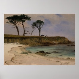 Havs Cove av Albert Bierstadt Affisch